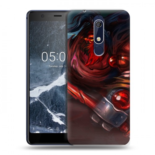 Дизайнерский пластиковый чехол для Nokia 5.1 Dota 2