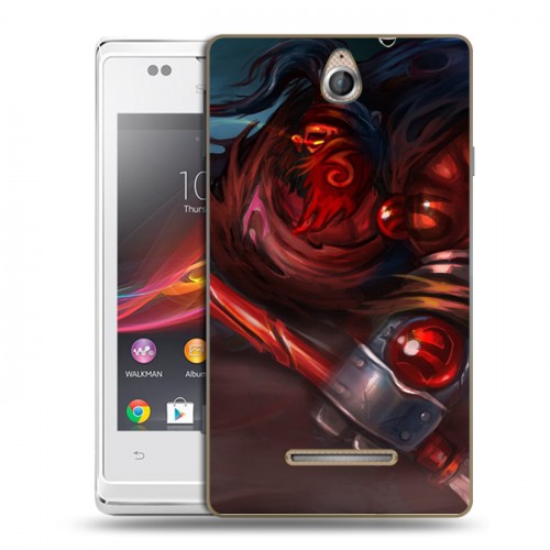 Дизайнерский пластиковый чехол для Sony Xperia E Dota 2