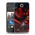 Дизайнерский пластиковый чехол для HTC Desire 300 Dota 2