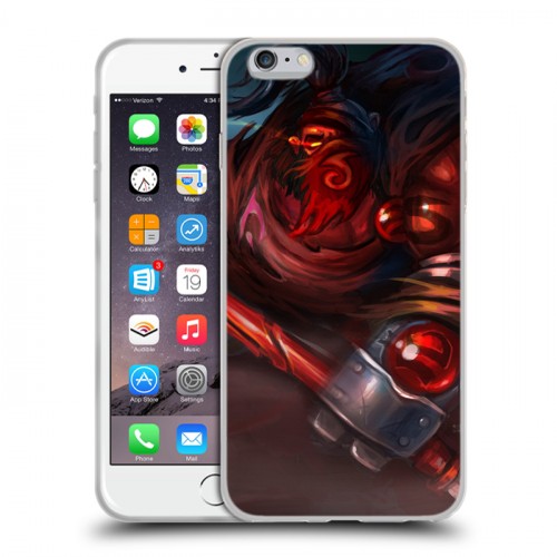 Дизайнерский силиконовый чехол для Iphone 6 Plus/6s Plus Dota 2