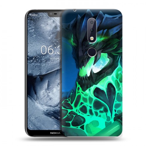 Дизайнерский пластиковый чехол для Nokia 6.1 Plus Dota 2