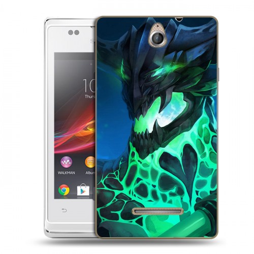 Дизайнерский пластиковый чехол для Sony Xperia E Dota 2