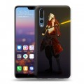 Дизайнерский силиконовый с усиленными углами чехол для Huawei P20 Pro Dota 2