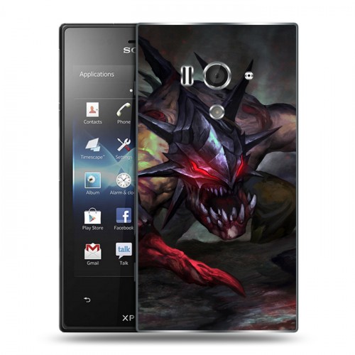 Дизайнерский пластиковый чехол для Sony Xperia acro S Dota 2