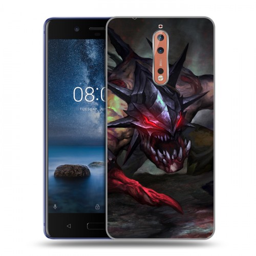 Дизайнерский пластиковый чехол для Nokia 8 Dota 2