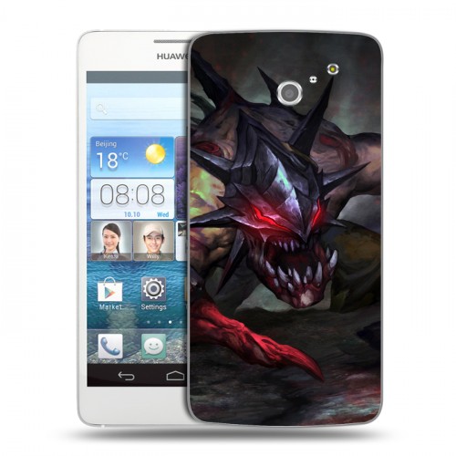 Дизайнерский пластиковый чехол для Huawei Ascend D2 Dota 2