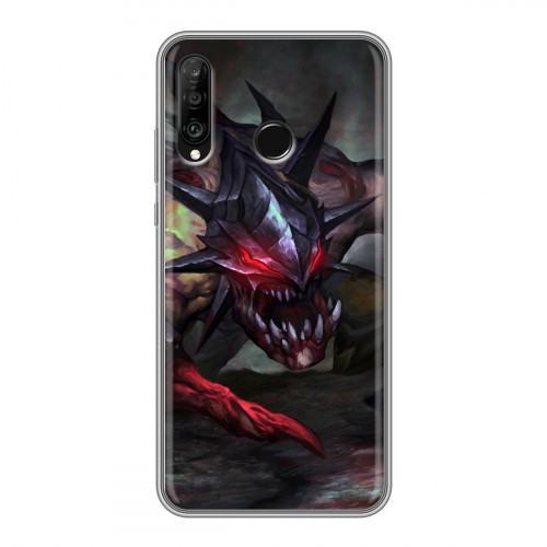 Дизайнерский силиконовый с усиленными углами чехол для Huawei P30 Lite Dota 2