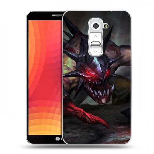 Дизайнерский пластиковый чехол для LG Optimus G2 Dota 2