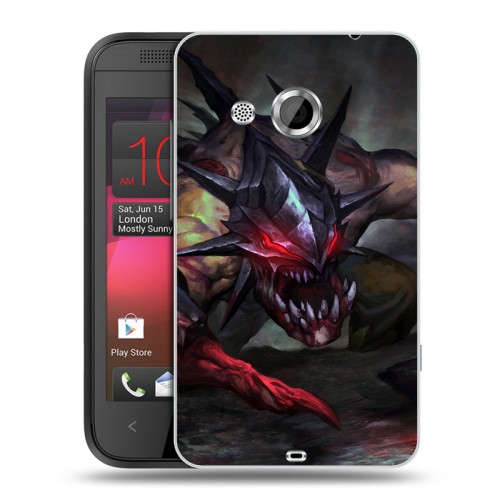 Дизайнерский пластиковый чехол для HTC Desire 200 Dota 2