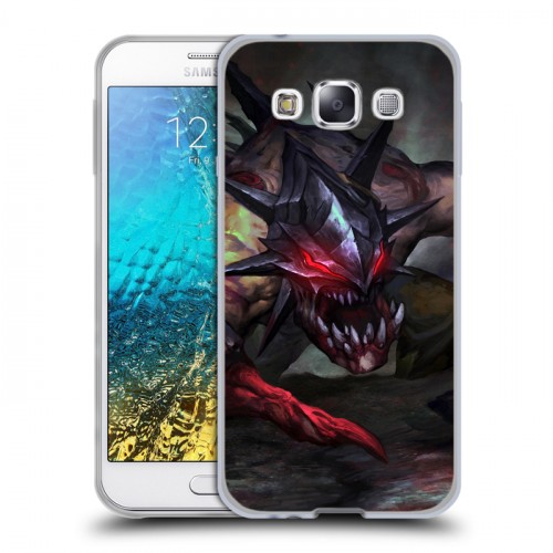 Дизайнерский пластиковый чехол для Samsung Galaxy E5 Dota 2