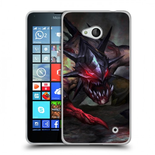 Дизайнерский пластиковый чехол для Microsoft Lumia 640 Dota 2