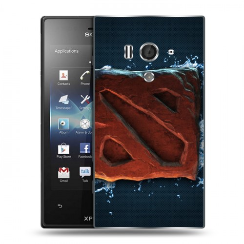 Дизайнерский пластиковый чехол для Sony Xperia acro S Dota 2