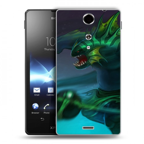 Дизайнерский пластиковый чехол для Sony Xperia TX Dota 2