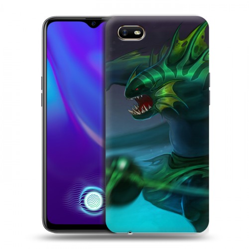 Дизайнерский силиконовый с усиленными углами чехол для OPPO A1k Dota 2