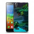 Дизайнерский пластиковый чехол для Lenovo A6000 Dota 2