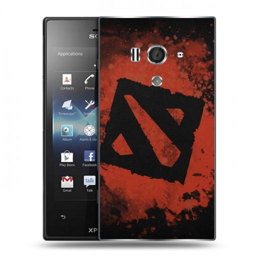 Дизайнерский пластиковый чехол для Sony Xperia acro S Dota 2