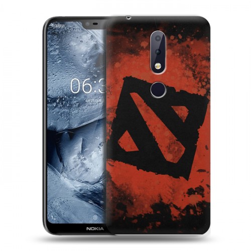 Дизайнерский пластиковый чехол для Nokia 6.1 Plus Dota 2