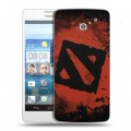 Дизайнерский пластиковый чехол для Huawei Ascend D2 Dota 2