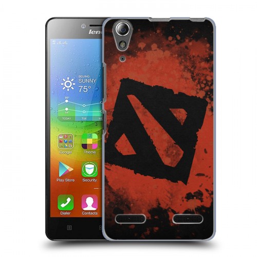 Дизайнерский пластиковый чехол для Lenovo A6000 Dota 2