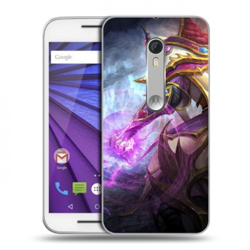 Дизайнерский пластиковый чехол для Lenovo Moto G Dota 2