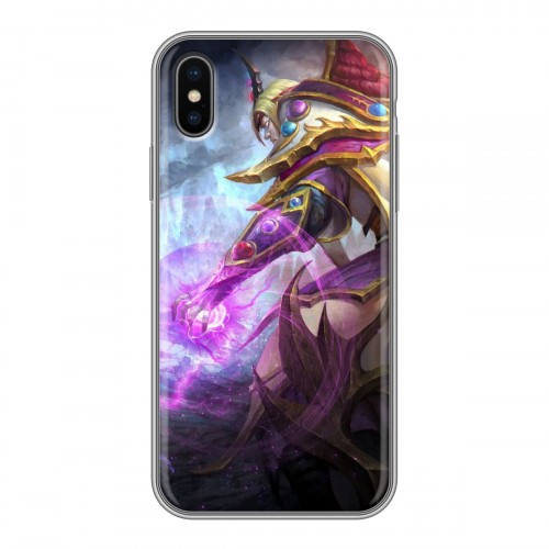 Дизайнерский силиконовый чехол для Iphone x10 Dota 2