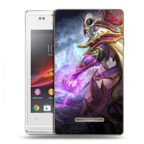 Дизайнерский пластиковый чехол для Sony Xperia E Dota 2