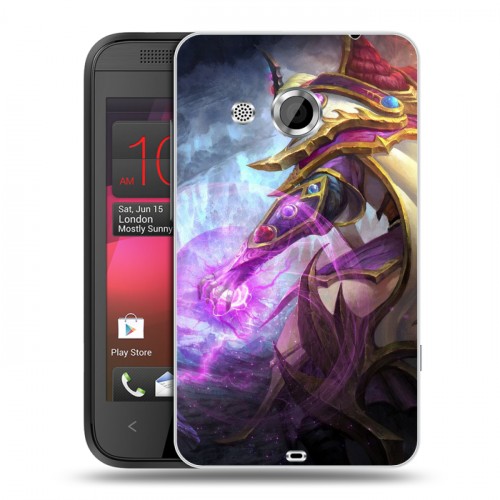 Дизайнерский пластиковый чехол для HTC Desire 200 Dota 2