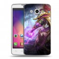 Дизайнерский пластиковый чехол для LG L60 Dota 2