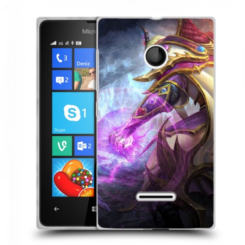 Дизайнерский пластиковый чехол для Microsoft Lumia 435 Dota 2