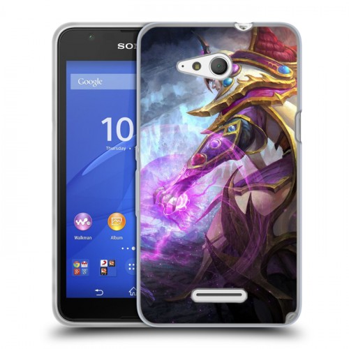 Дизайнерский пластиковый чехол для Sony Xperia E4g Dota 2