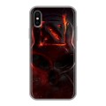 Дизайнерский силиконовый чехол для Iphone x10 Dota 2