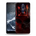 Дизайнерский пластиковый чехол для Nokia 5.1 Dota 2