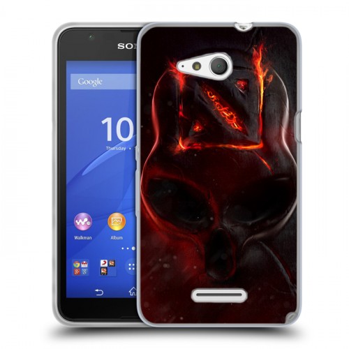 Дизайнерский пластиковый чехол для Sony Xperia E4g Dota 2