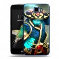 Дизайнерский пластиковый чехол для LG K4 Dota 2