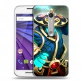 Дизайнерский пластиковый чехол для Lenovo Moto G Dota 2