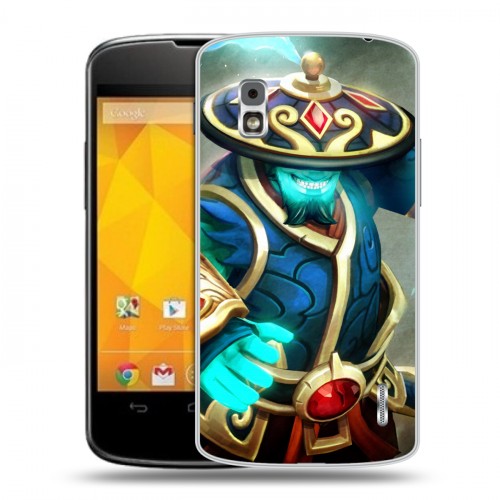 Дизайнерский пластиковый чехол для LG Google Nexus 4 Dota 2