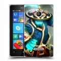 Дизайнерский пластиковый чехол для Microsoft Lumia 435 Dota 2