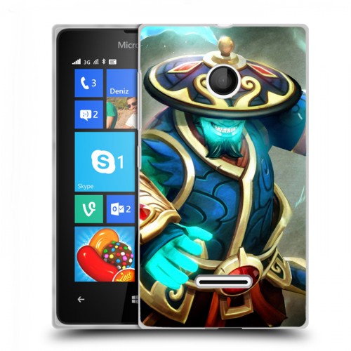 Дизайнерский пластиковый чехол для Microsoft Lumia 435 Dota 2