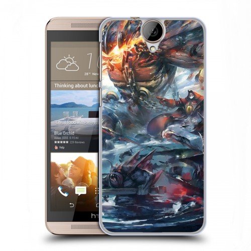 Дизайнерский пластиковый чехол для HTC One E9+ Dota 2