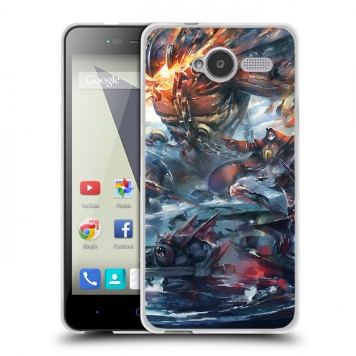 Дизайнерский пластиковый чехол для ZTE Blade L3 Dota 2