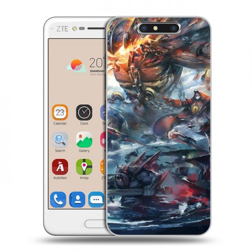 Дизайнерский пластиковый чехол для ZTE Blade V8 Dota 2