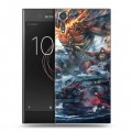 Дизайнерский пластиковый чехол для Sony Xperia XZs Dota 2