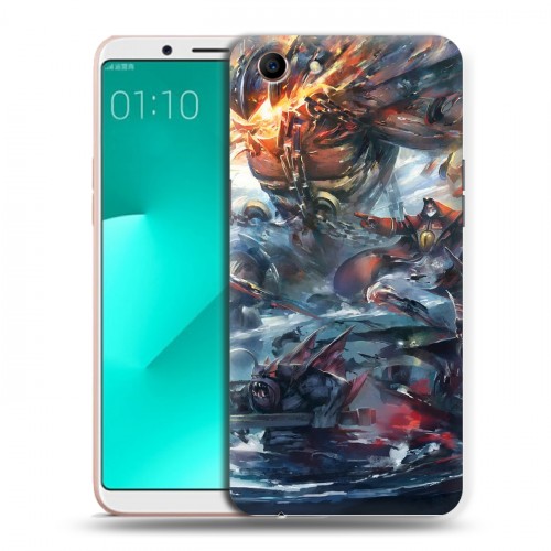 Дизайнерский пластиковый чехол для OPPO A83 Dota 2