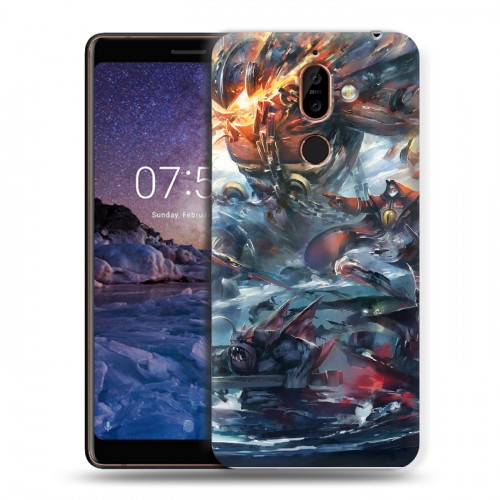 Дизайнерский пластиковый чехол для Nokia 7 Plus Dota 2