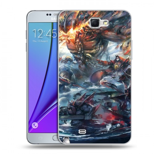 Дизайнерский пластиковый чехол для Samsung Galaxy Note 2 Dota 2