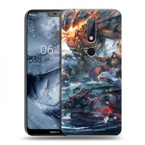 Дизайнерский пластиковый чехол для Nokia 6.1 Plus Dota 2