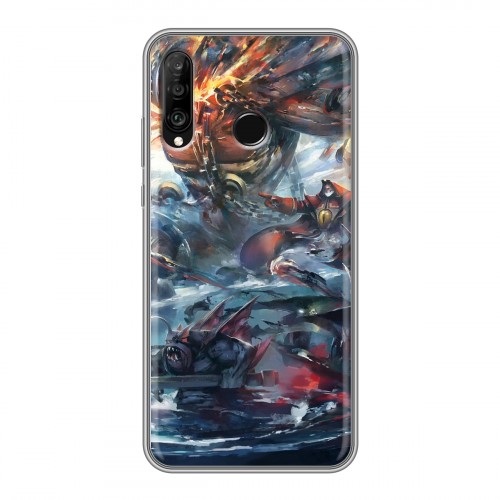 Дизайнерский силиконовый чехол для Huawei P30 Lite Dota 2