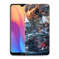 Дизайнерский силиконовый с усиленными углами чехол для Xiaomi RedMi 8A Dota 2