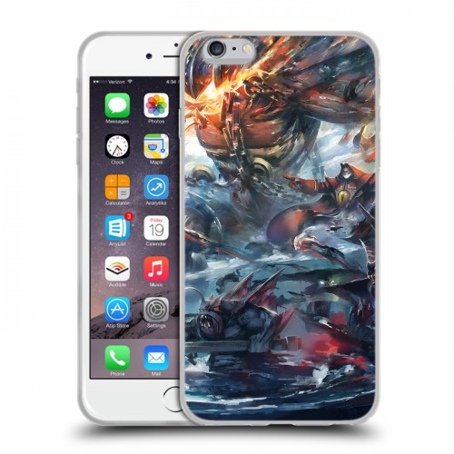 Дизайнерский силиконовый чехол для Iphone 6 Plus/6s Plus Dota 2