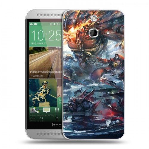 Дизайнерский пластиковый чехол для HTC One E8 Dota 2